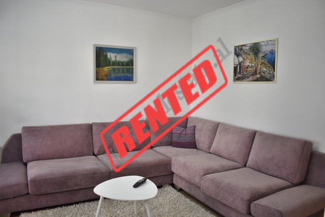 One bedroom apartment for rent on Myslym Shyri street near Arben Broci High School.
It is located o